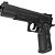 Pistola de Pressão CO2 Rossi Wingun 1911 Tatical 4.5mm + 30 Alvos de Brinde - Imagem 4