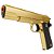 Airsoft Pistola Rossi Vigor 1911 - V14 Gold Metal Mola 6mm + 20 Alvos - Imagem 7