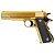 Airsoft Pistola Rossi Vigor 1911 - V14 Gold Metal Mola 6mm + 20 Alvos - Imagem 3