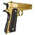 Airsoft Pistola Rossi Vigor 1911 - V14 Gold Metal Mola 6mm + 20 Alvos - Imagem 4
