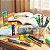 Kit Papelaria Fofa Menino Presente Criativo 12 itens Escolar infantil Divertido - Imagem 3