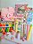 Kit Papelaria Fofa Presente kawai Criativo 20 itens Escolar infantil Divertido Marca texto Bloquinhos - Imagem 5