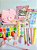 Kit Papelaria Fofa Presente kawai Criativo 20 itens Escolar infantil Divertido Marca texto Bloquinhos - Imagem 6