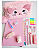 Lançamento 2026 Kit Papelaria Mundo Rosa Kawaii Estojo Marca texto Papelaria dos Sonhos - Imagem 5