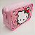 Lançamento 2026 Kit Papelaria Hello Kitty Com Estojo E Caneta Adesivo Fofo - Imagem 3