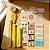 Kit Papelaria 16 Itens Fofos Presente Kawai Escolar Amarelo - Imagem 6