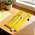 Kit Papelaria 16 Itens Fofos Presente Kawai Escolar Amarelo - Imagem 4