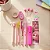 Kit Papelaria 16 Itens Fofos Presente Kawai Escolar Rosa - Imagem 4