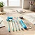 Kit Papelaria 16 Itens Fofos Presente Kawai Escolar Azul - Imagem 5