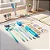 Kit Papelaria 16 Itens Fofos Presente Kawai Escolar Azul - Imagem 1