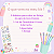 Kit Papelaria Escolar Estojo Lápis Borracha Adesivos Lilas - Imagem 2