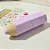 Kit Papelaria Escolar Estojo Lápis Borracha Adesivos Lilas - Imagem 6