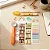 Kit Papelaria 16 Itens Fofos Presente Kawai Escolar Laranja - Imagem 5