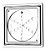 Grelha Inox Meber 15cm Fecho Caixilho Quadrdo 1415 C - Imagem 1