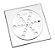 Grelha Inox Meber 10cm com Fecho Quadrado 2410 C - Imagem 1
