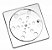 Grelha Inox Meber 15cm Fecho Quadrado 2415 C - Imagem 1