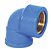 Amanco Joelho Solda Rosca Azul 90° 25x3/4 - Imagem 1