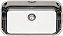 Cuba Tramontina Retangular Inox 56x34 Alto Brilho Prime 4.1/2 com Escape - Imagem 1