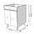 Kit Rorato Lavanderia Amelia Para Tanque 61,5x61cm Pp - Imagem 3