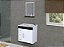 Kit Rorato Firenze Suspenso 2 Portas + Espelheira 60cm Branco - Imagem 1