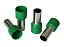 Terminal Ilhos Tubular Para Cabos De 6mm 36a - Verde (100un) - Imagem 1