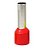 Terminal Ilhos Para Cabos De 10mm Curto 50a - Vermelho (100 Pc) - Imagem 1