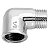 Latao Joelho 1/4 Npt(F) X 1/4 Npt(M) Blukit - Imagem 1