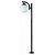 Poste Daval Jupiter P/1 Globo 15x28 Pr - Imagem 1