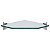 Kit Prateleira Tramontina 8 Vidro Cant Qua 25x25cm - Imagem 1