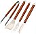 Conjunto Churrasco Mor 4 Peças - Imagem 1