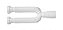 Sifao Sanfonado Blukit Pvc Duplo Branco - Imagem 1