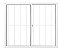 Mgm Janela Correr 2 F Mov Grade Vidro 100x100 Bran - Imagem 1