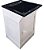 Tanque Fiberblu Marmorite 25lt Granitado Preto - Imagem 1