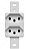 Lumibras Emb Tom (2) Hor 20a Branco - Imagem 1