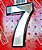 Numeral 10cm N.7 Espelhado - Imagem 1