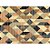 Tapete Kapazi 43cm Tropical Triangulos Color - Imagem 1