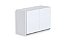 Armário Aereo Rorato 2 Portas 72,7cm Texturizado Branco - Imagem 1