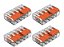 Conector Wago 5 Fios 4,0mm (4pcs) - Imagem 1