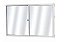 Mgm Janela Aluminio Correr 100(A)X120(L) 2f Moveis - Imagem 1