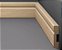Rodape Isdrafloor 70x18 1,8m Carvalho Montreal - Imagem 1