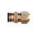 Latao Adaptador Espigao 1/2 Bsp(E)X3/8 Jackwal - Imagem 1