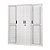 Mgm Porta Correr Ven 6f 10,8 210x180 Rf130 Br - Imagem 1