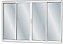 Mgm Janela Correr 4f (2fx) 5,5 120x100 Rf2033 Br - Imagem 1