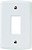 Emb Lux2 Placa Modular Branco 4x2 1pv Tramontina - Imagem 1