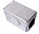 Cinza Condulete Multiplo X 2 Com Tampa - Imagem 1