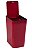 Lixeira Astra Tampa Click 8 Litros Vermelho - Imagem 3