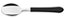 Colher Tramontina Mesa Inox Leme Preta - Imagem 1