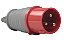 Plug Industrial Soprano 16a-2p+T-220-Ip44-6h - Imagem 1