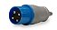 Plug Industrial Soprano 32a-3p+T-220v-Ip44-9h - Imagem 1