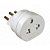 Plug Adaptador Conversor 2p+T 10a/250v Tramontina - Imagem 1